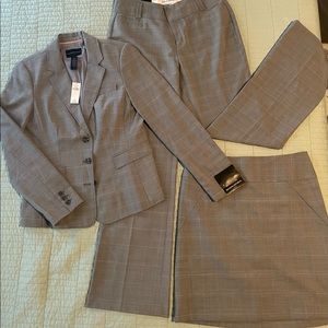 Banana Republic jacket suit with pants and skirt